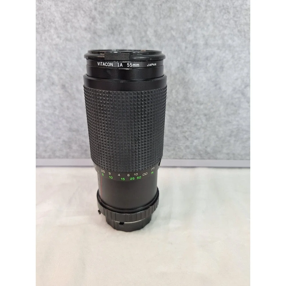 Vitacon Auto Zoom 75-200mm f4.5 Macro Lens Minolta MD Mount Japan 55mm Filter